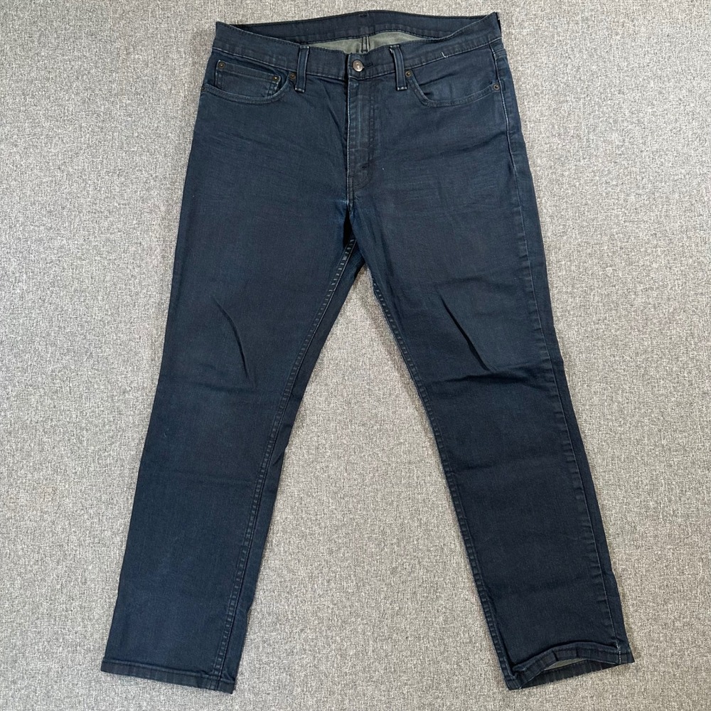 Levis‎ 511 Slim Fit Jeans Mens 36x30 Dark Navy Blue Denim Stretch Pants 511-4406